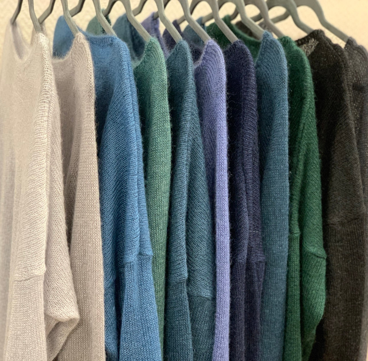 Kid Mohair & Silk Raglan Sweater