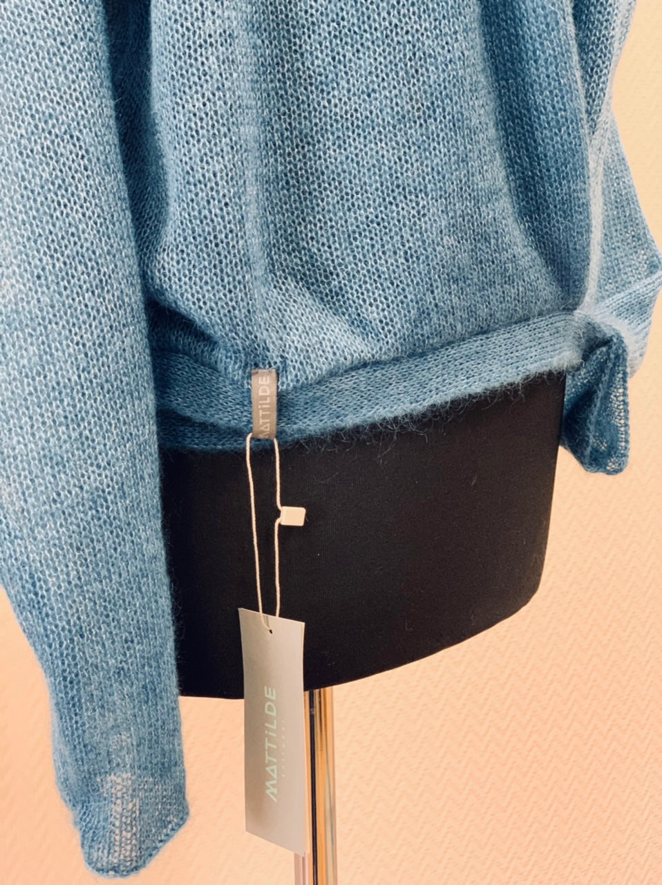 Kid Mohair & Silk Cropped Wrap Cardigan