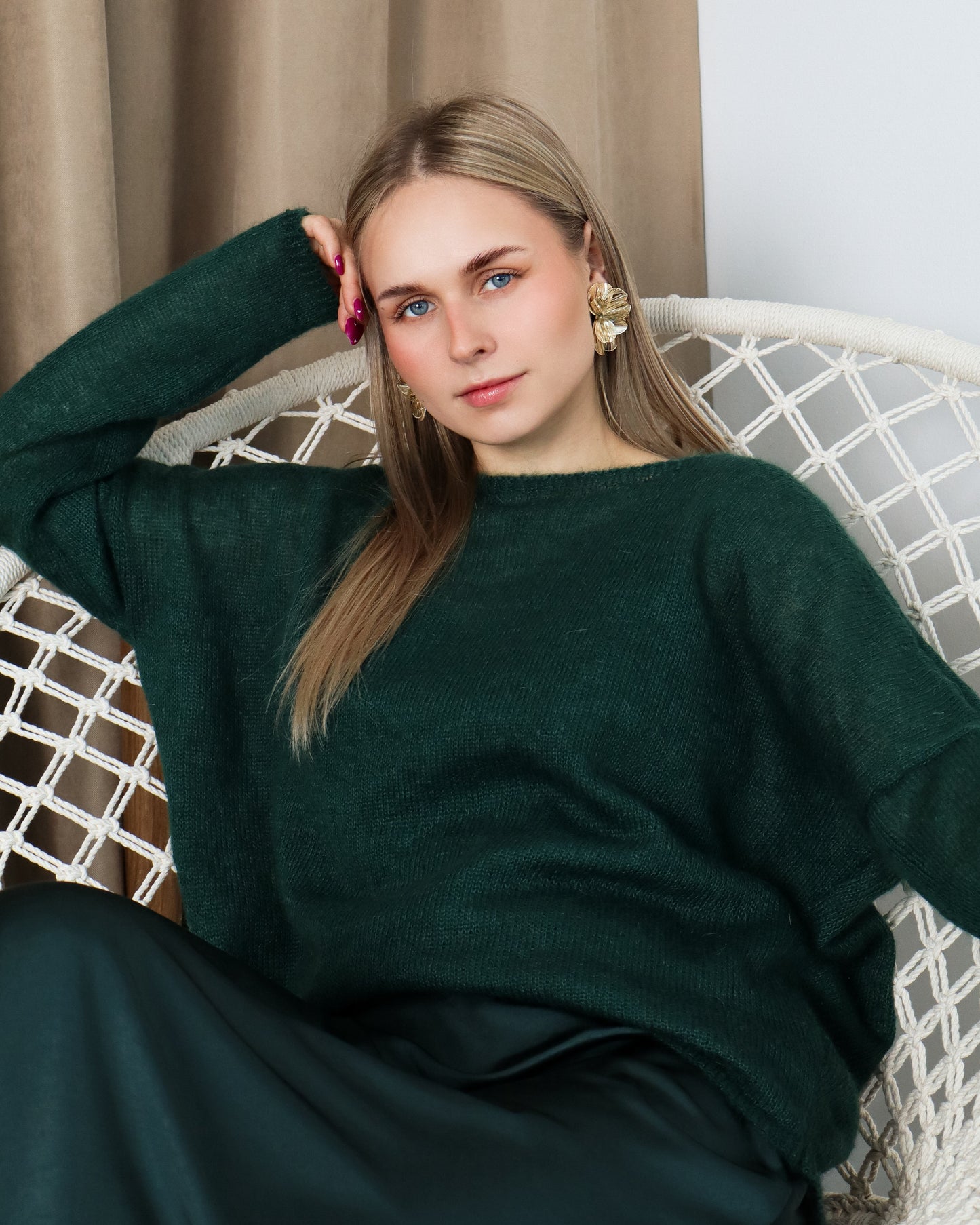Kid Mohair & Silk Classic Sweater
