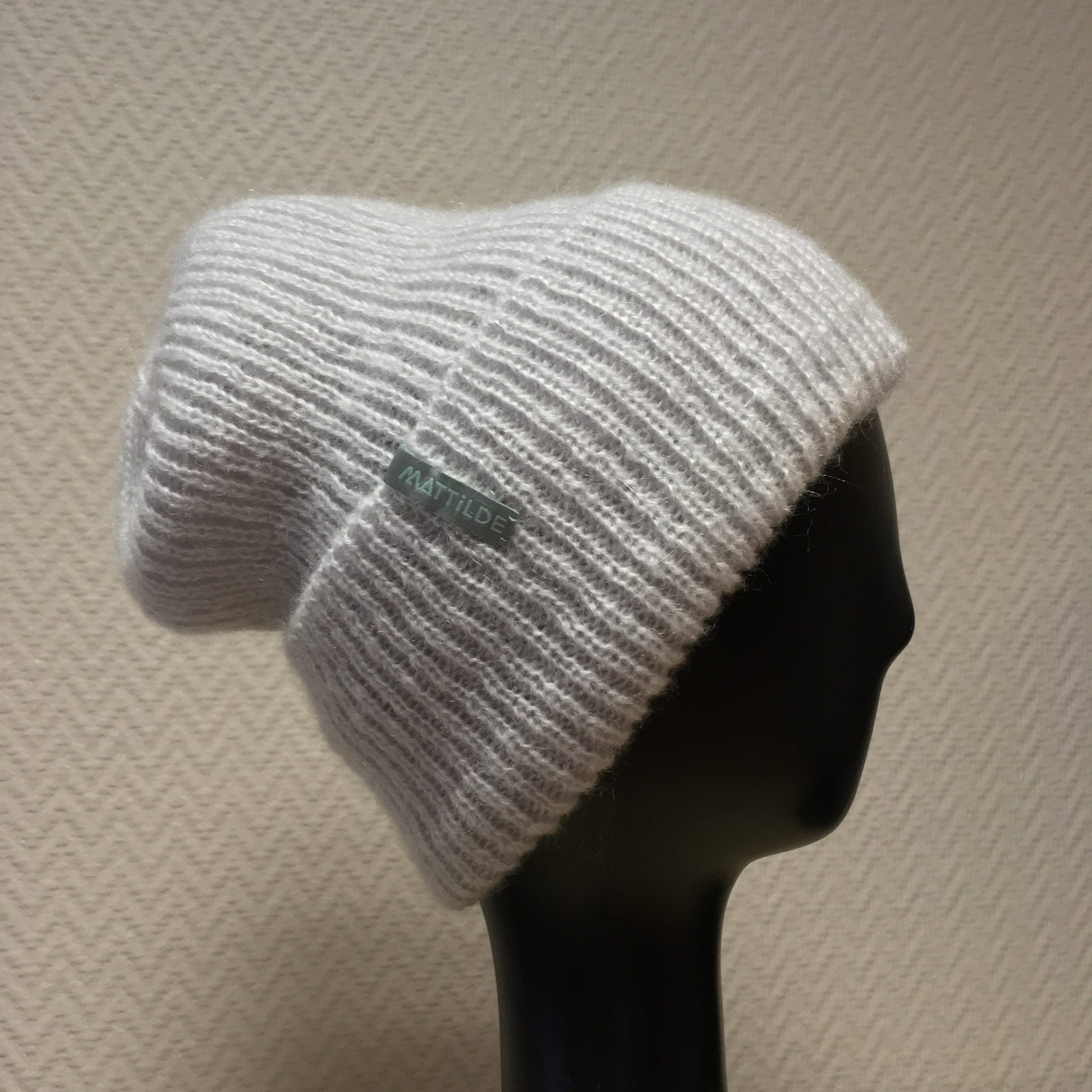 Soft warm kid mohair & silk beanie for women