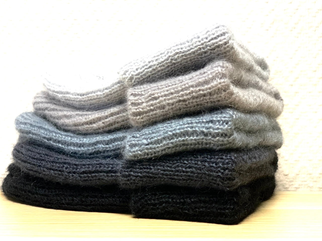 Kid Mohair & Silk Ribbed Beanie