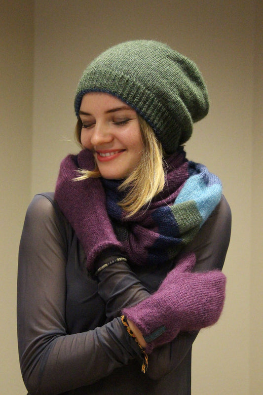 Kid Mohair & Silk Mittens