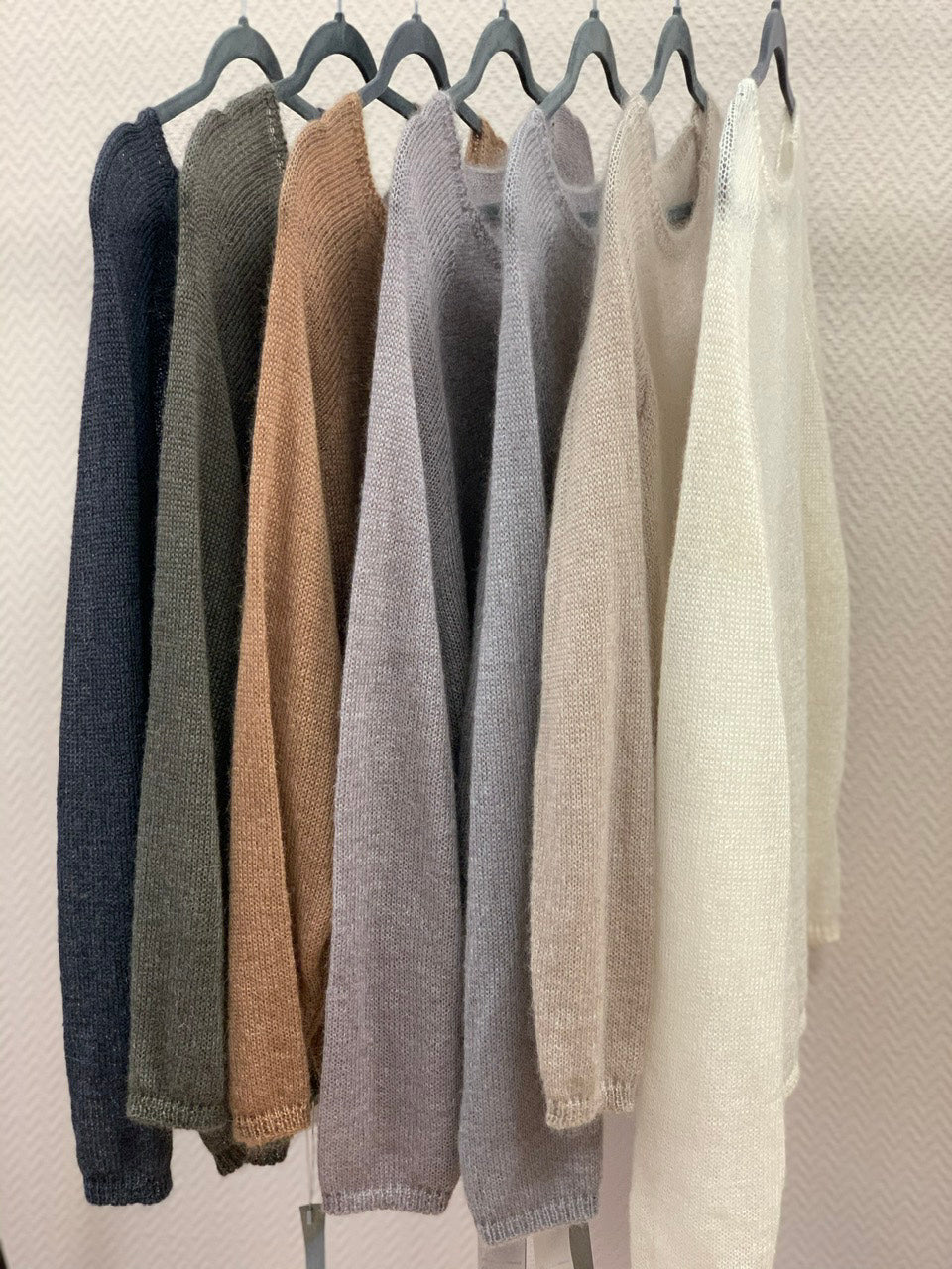 Kid Mohair & Silk Raglan Sweater