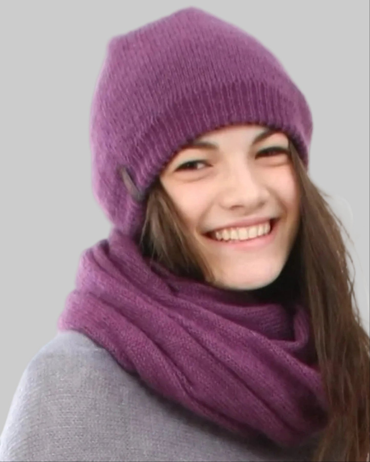 Kid Mohair & Silk Tunnel Scarf