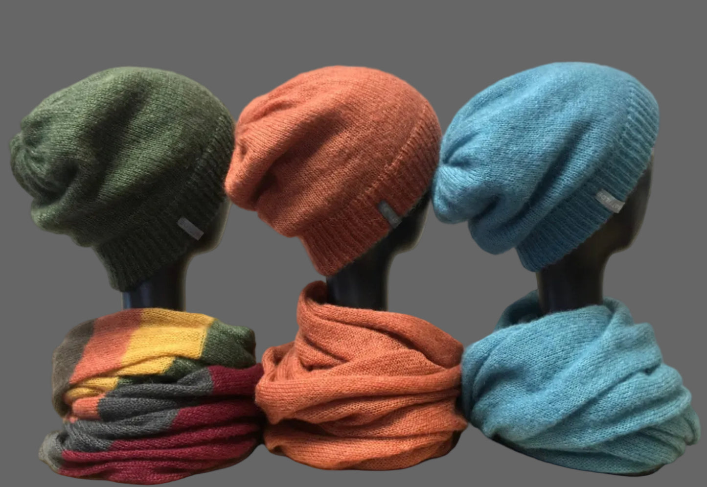 Kid Mohair & Silk Tunnel Scarf