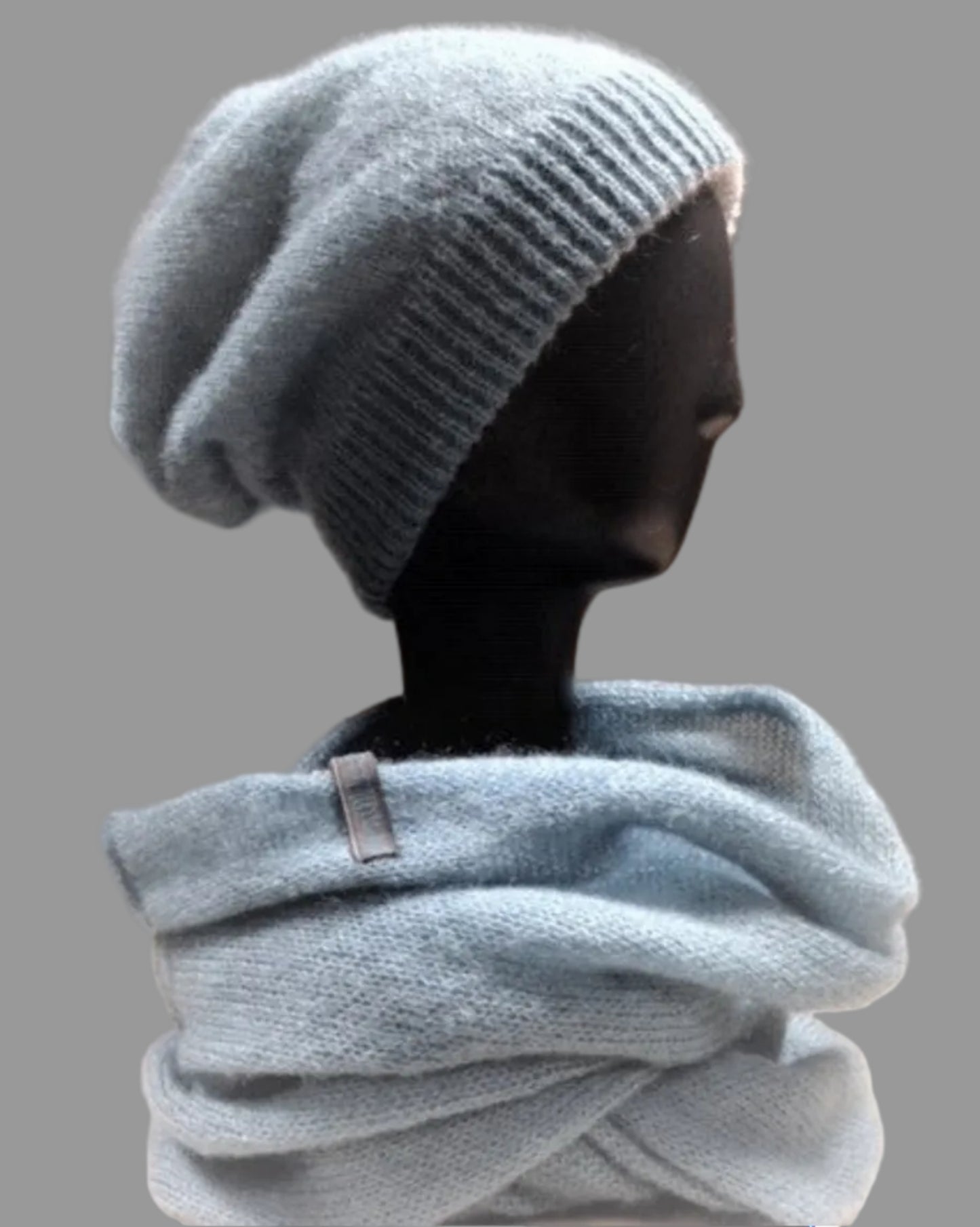 Kid Mohair & Silk Tunnel Scarf