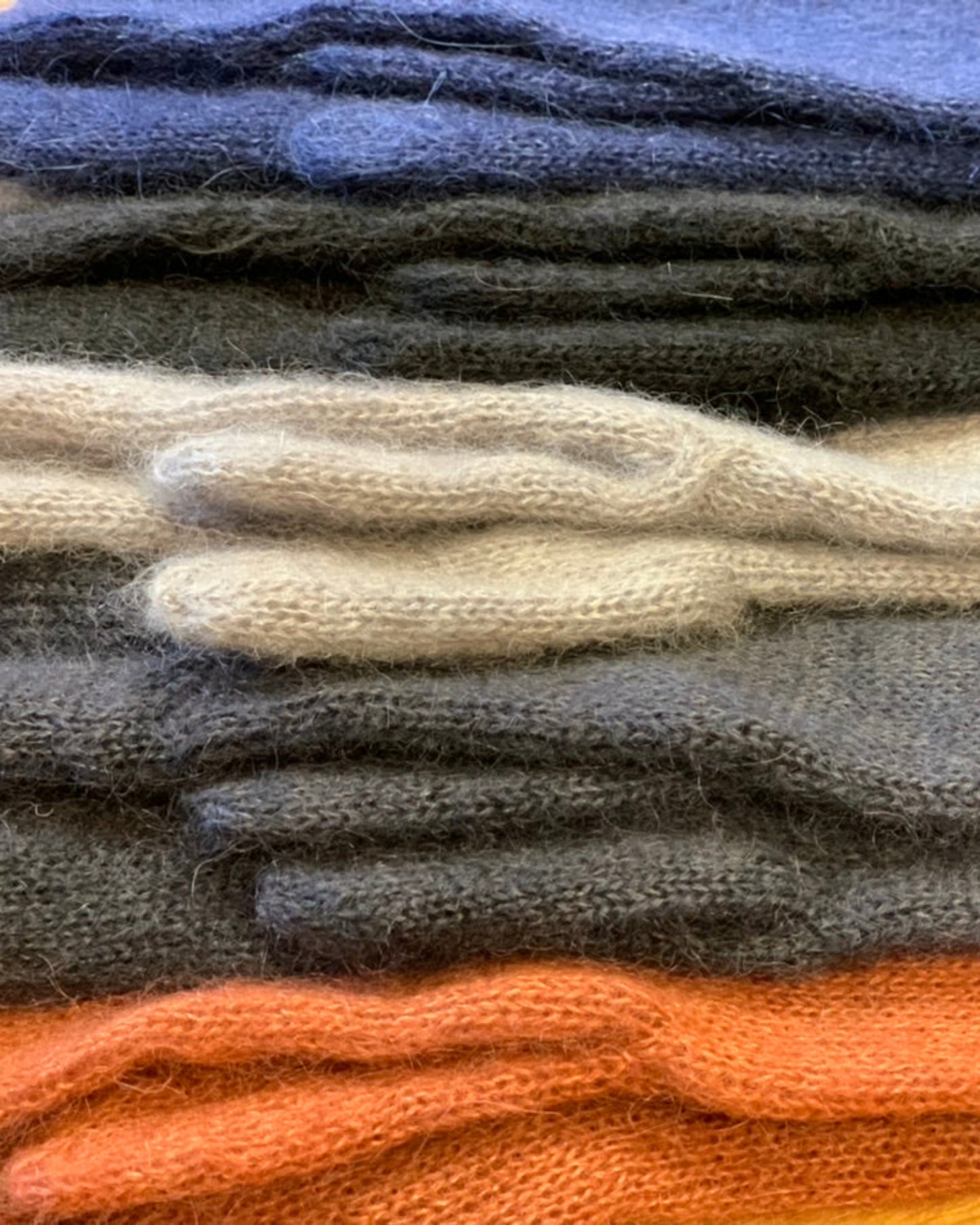 Kid Mohair & Silk Long Gloves