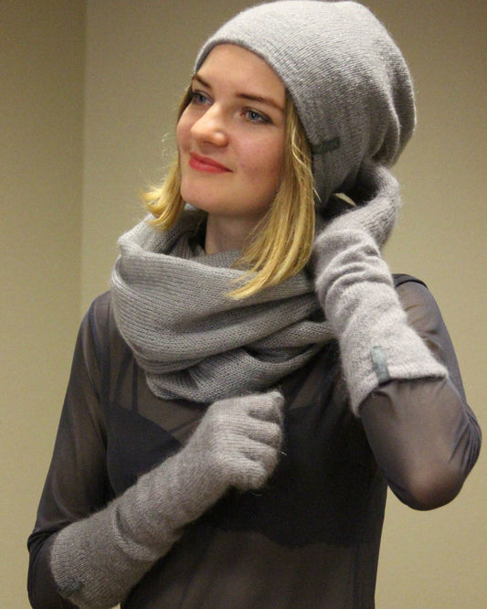 Luxury handmade long gloves for colder days
