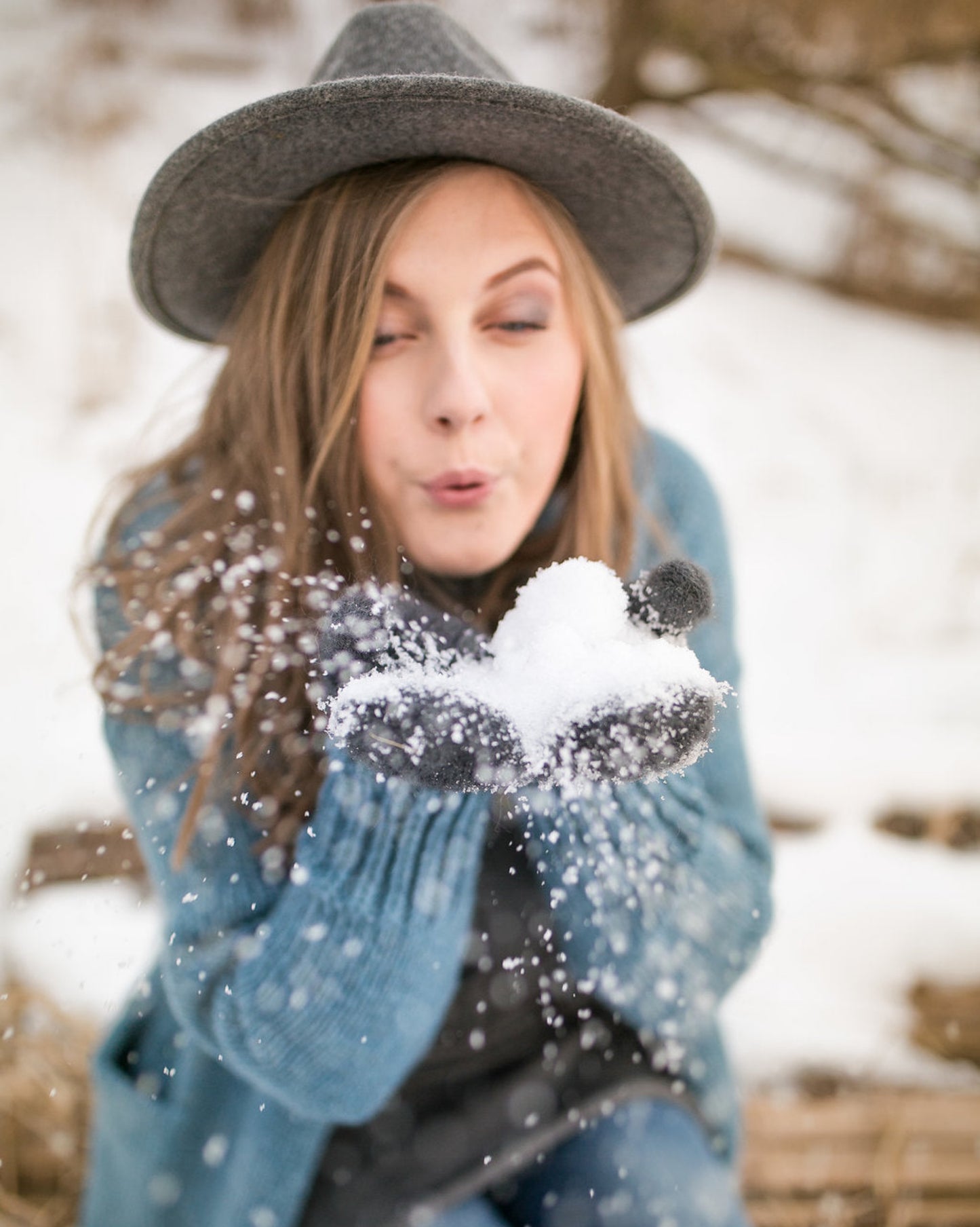 Kid Mohair & Silk Mittens
