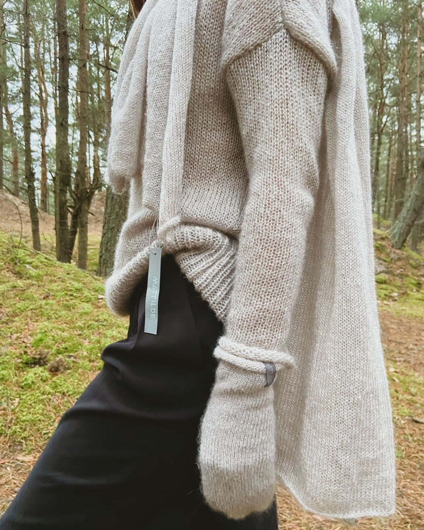Kid Mohair & Silk Mittens