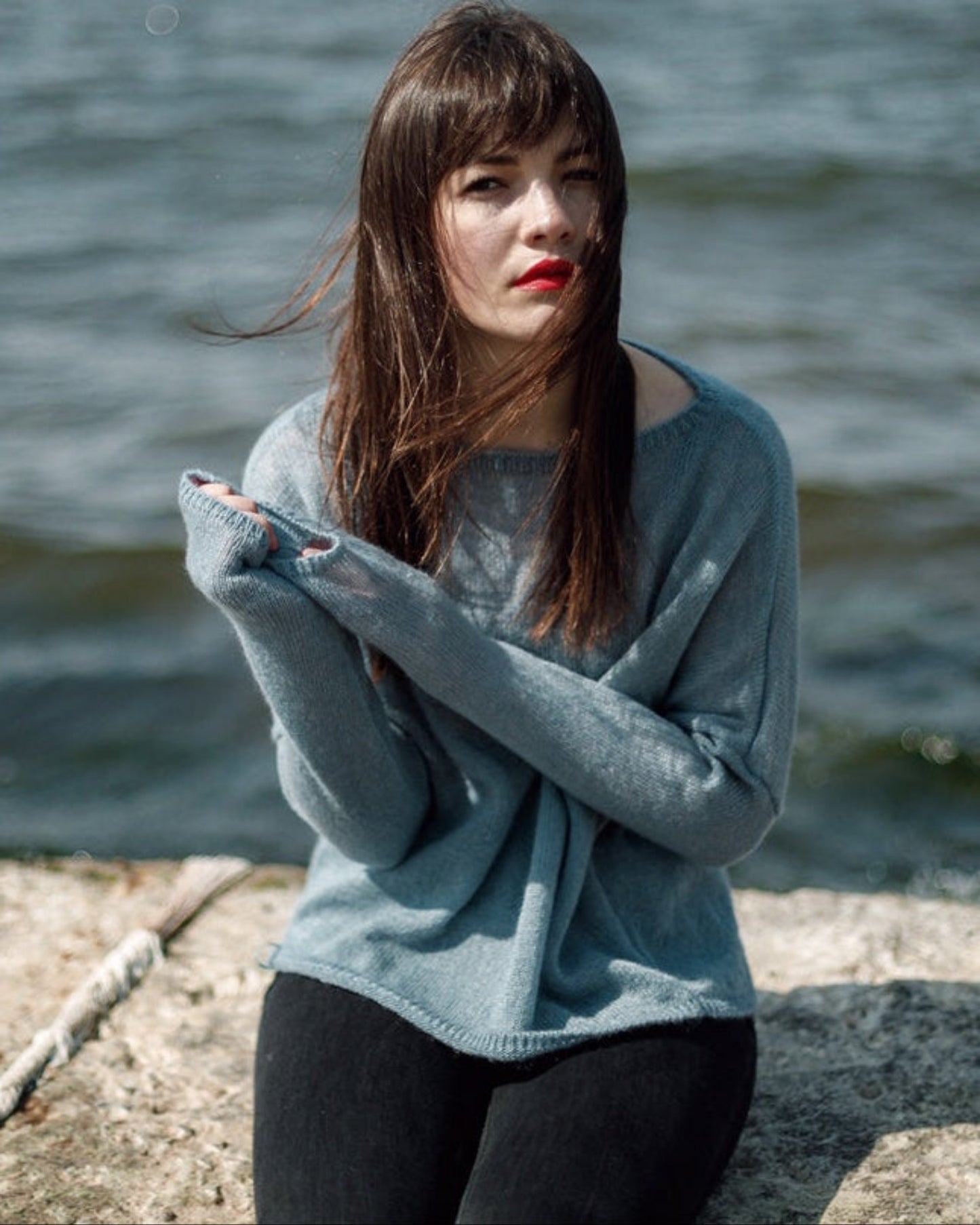 Kid Mohair & Silk Classic Sweater