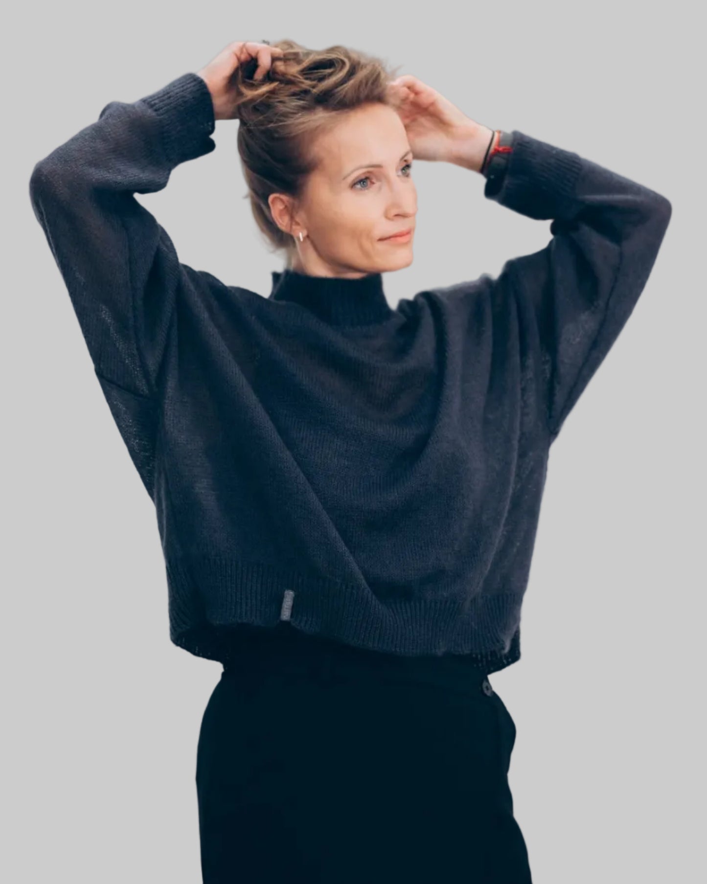 Kid Mohair & Silk Turtleneck Sweater