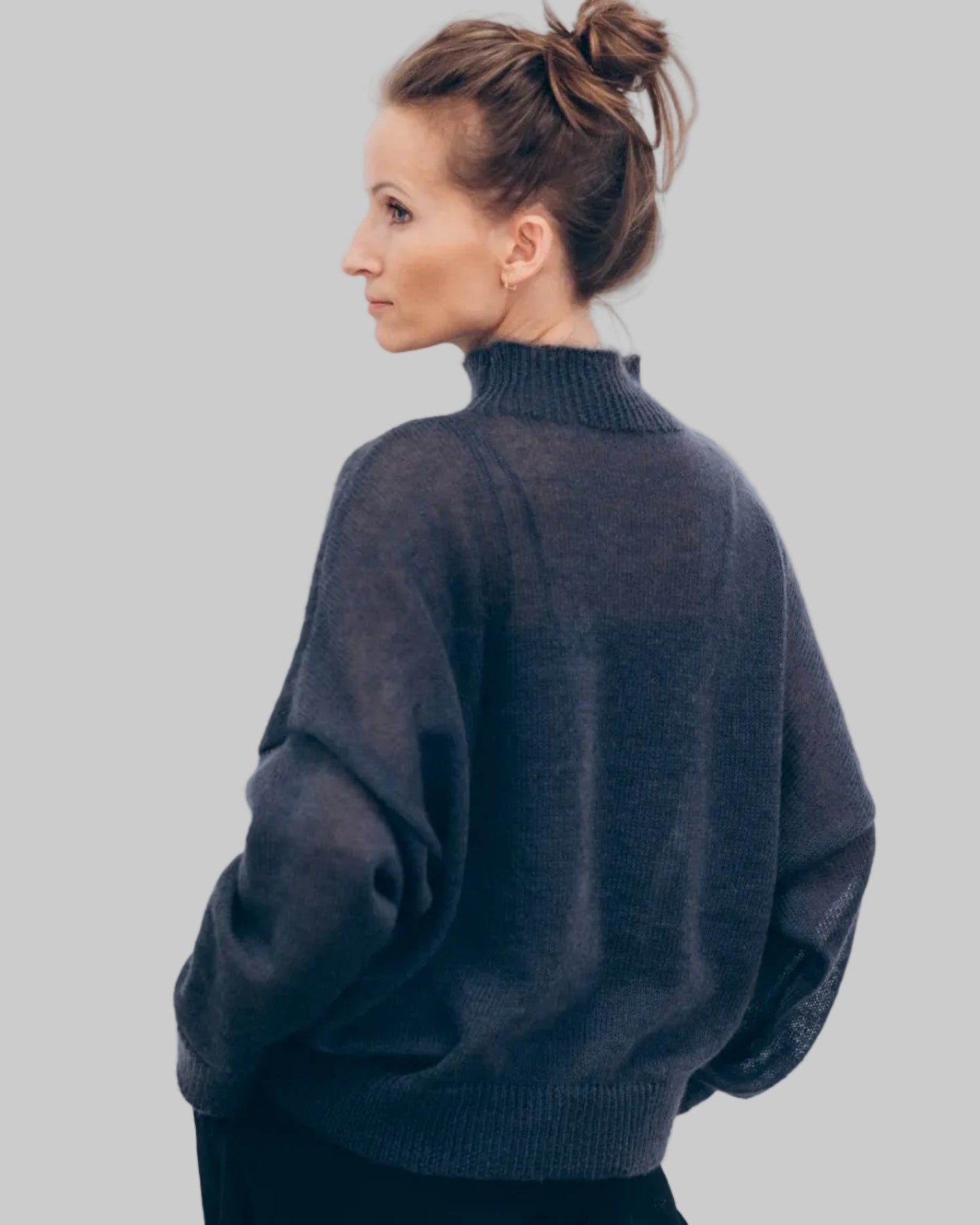 Kid Mohair & Silk Turtleneck Sweater