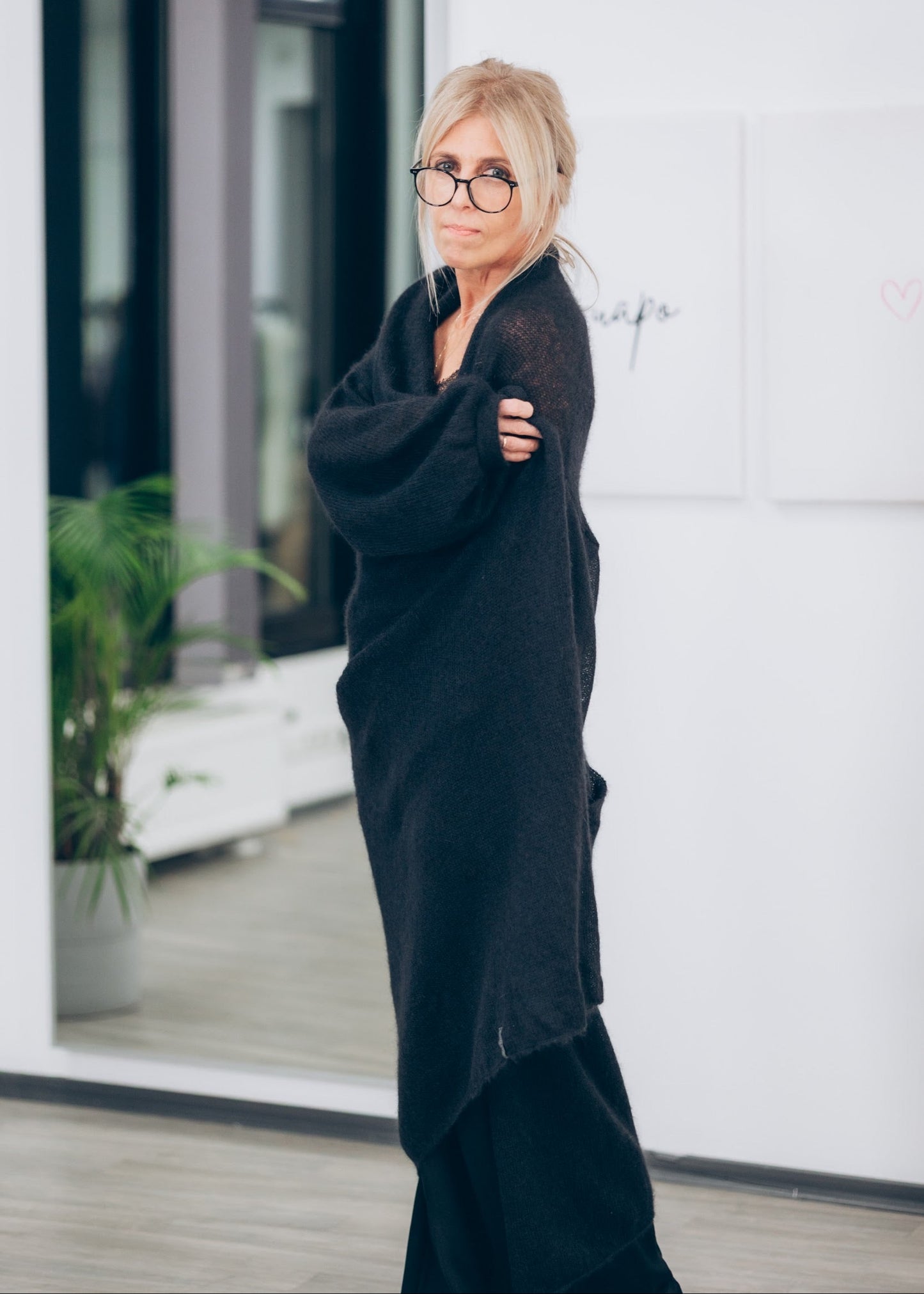 Luxury handmade long cardigan for women