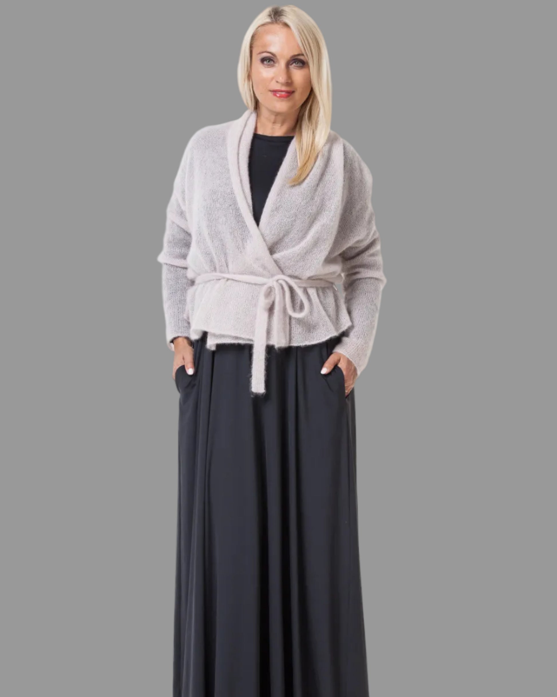 Luxury handmade short cardigan for women