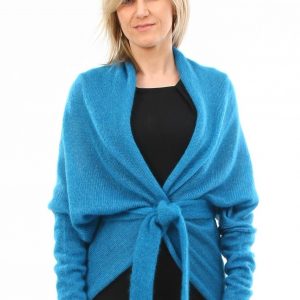 Round Cardigan with Belt